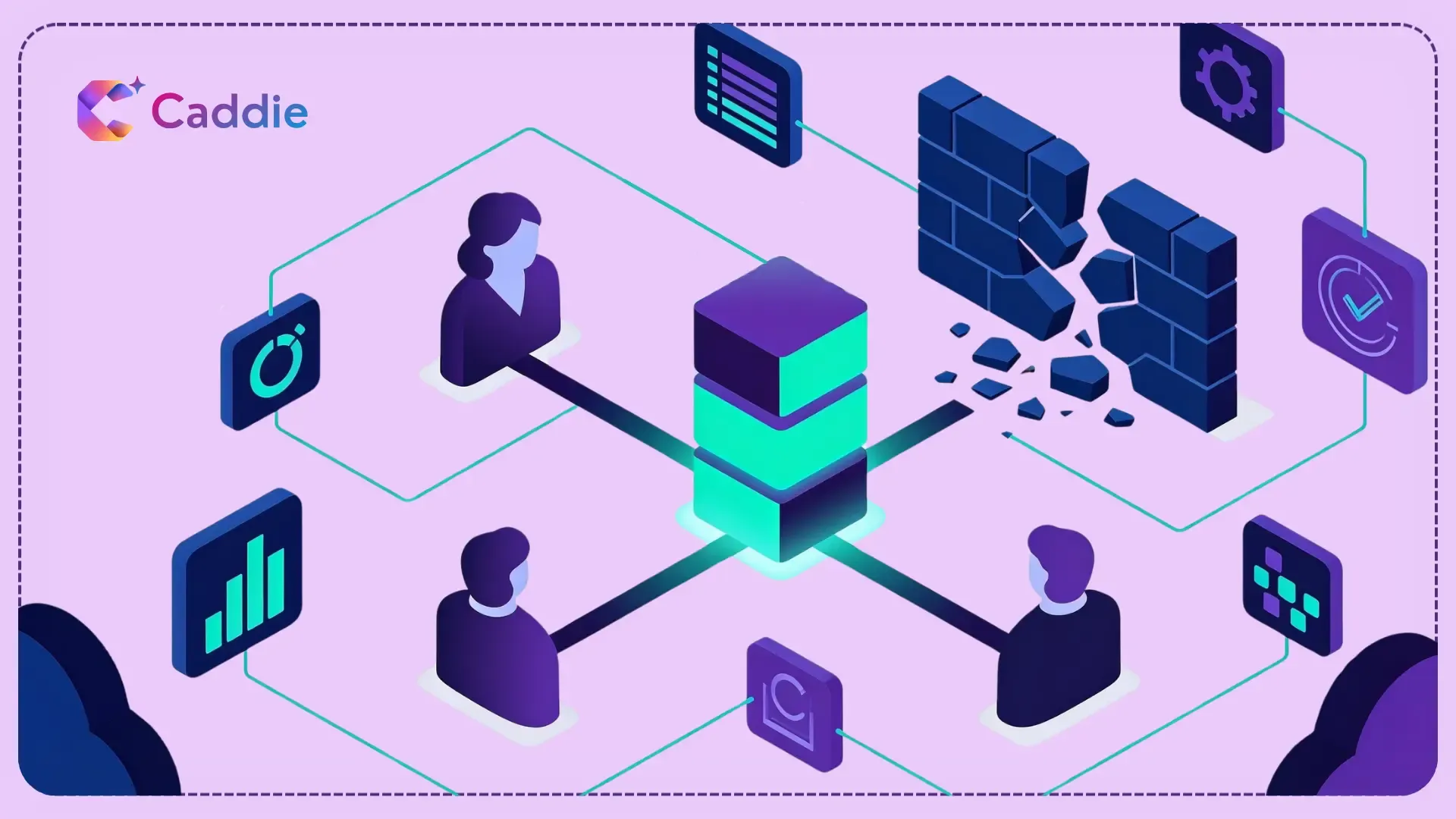 A graphical representation of Data Democratization.